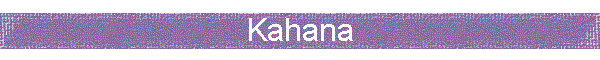 Kahana